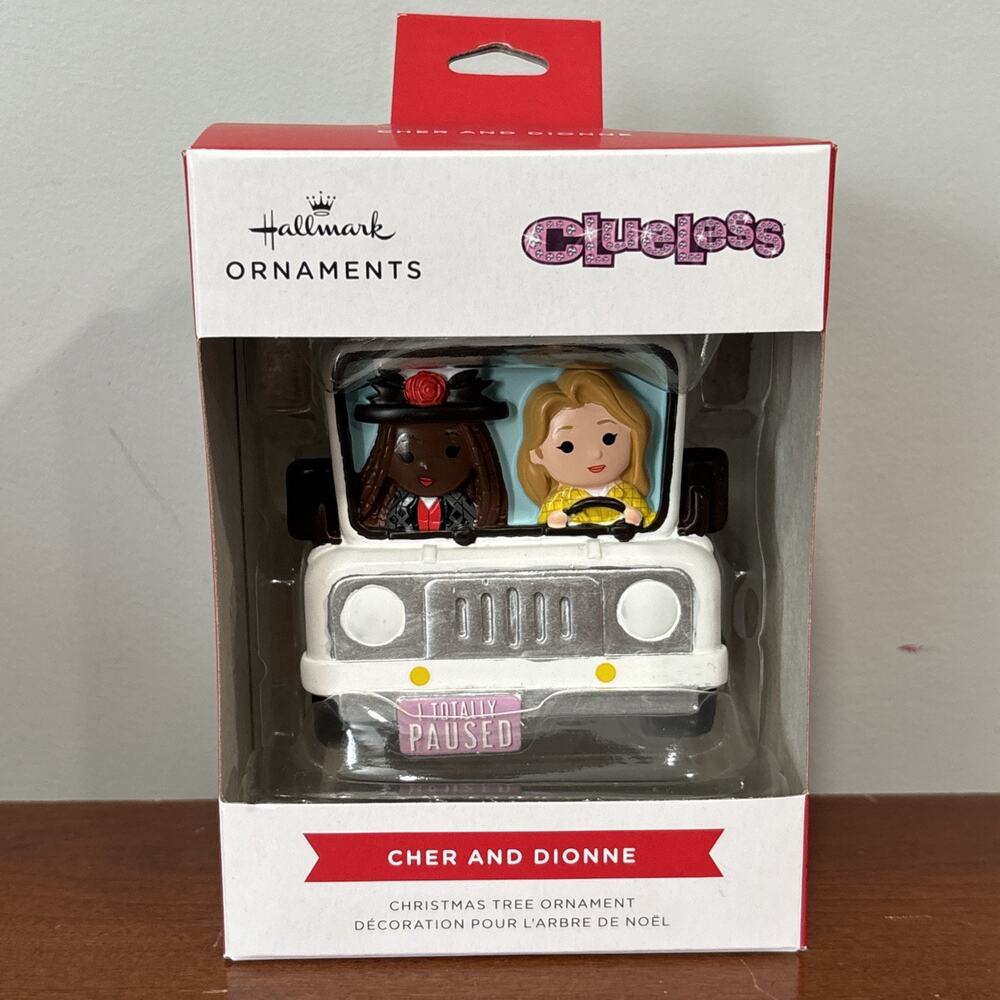 Hallmark Christmas Ornament Cher and Dionne Clueless Movie 2025 NIB Driving Car